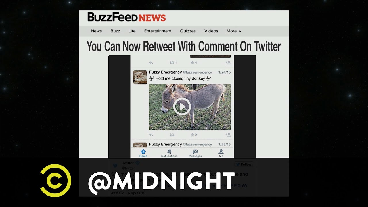 RT with Comments - I Feel Real Icky About It - @midnight with Chris Hardwick