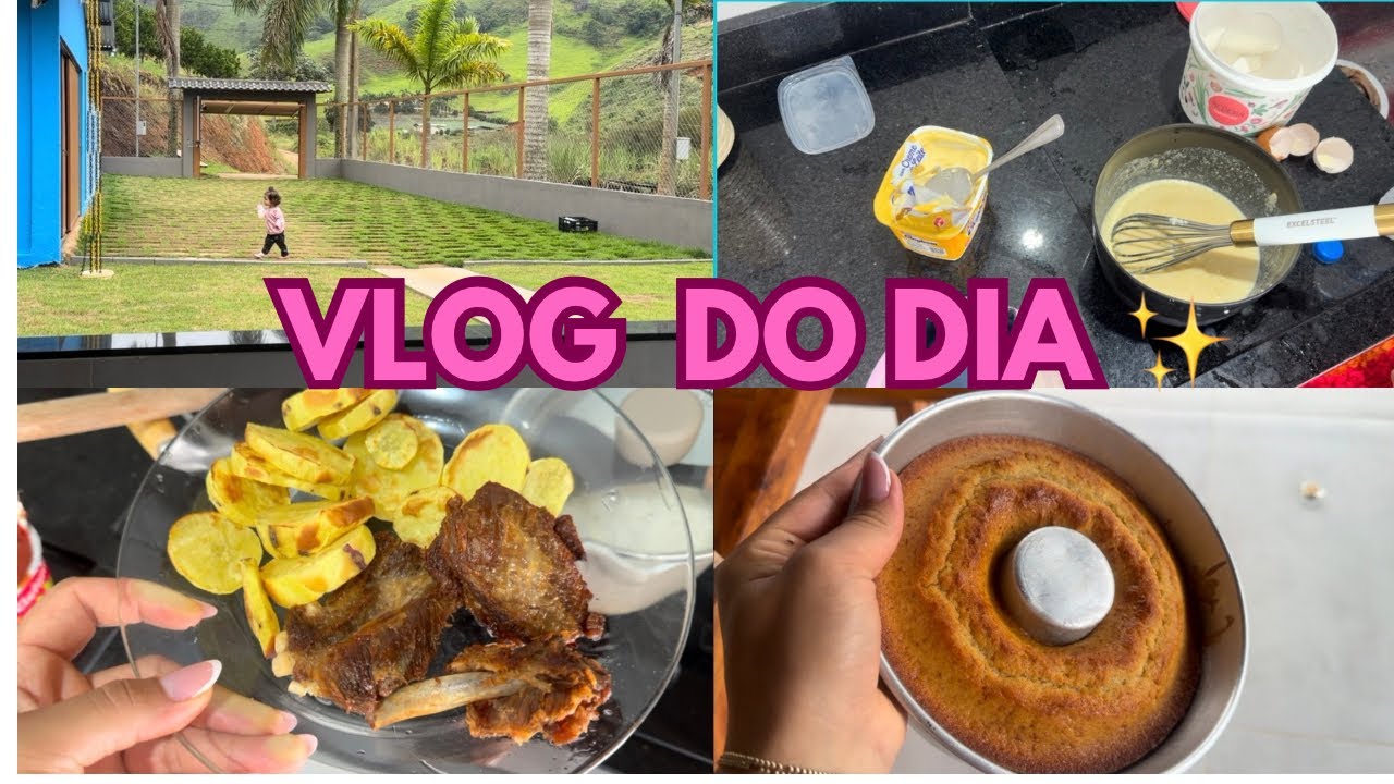 UM VLOG SUPER PRODUTIVO NA ROÇA! ARRUMEI A CASA, FIZ ALMOÇO, BOLO E FUI NA CASA DA MINHA MÃE 💖