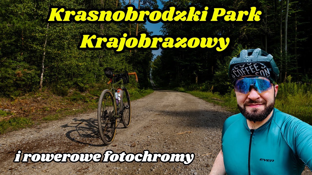 Krasnobrodzki Park Krajobrazowy na gravelu i okulary Tripout Onyx