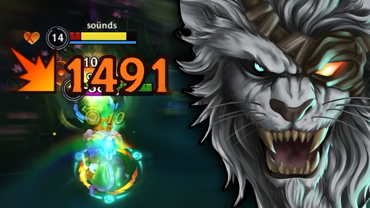 Wild Rift Rengar Is OP in Jungle | 22 Kills One-Shot Delete Carry!