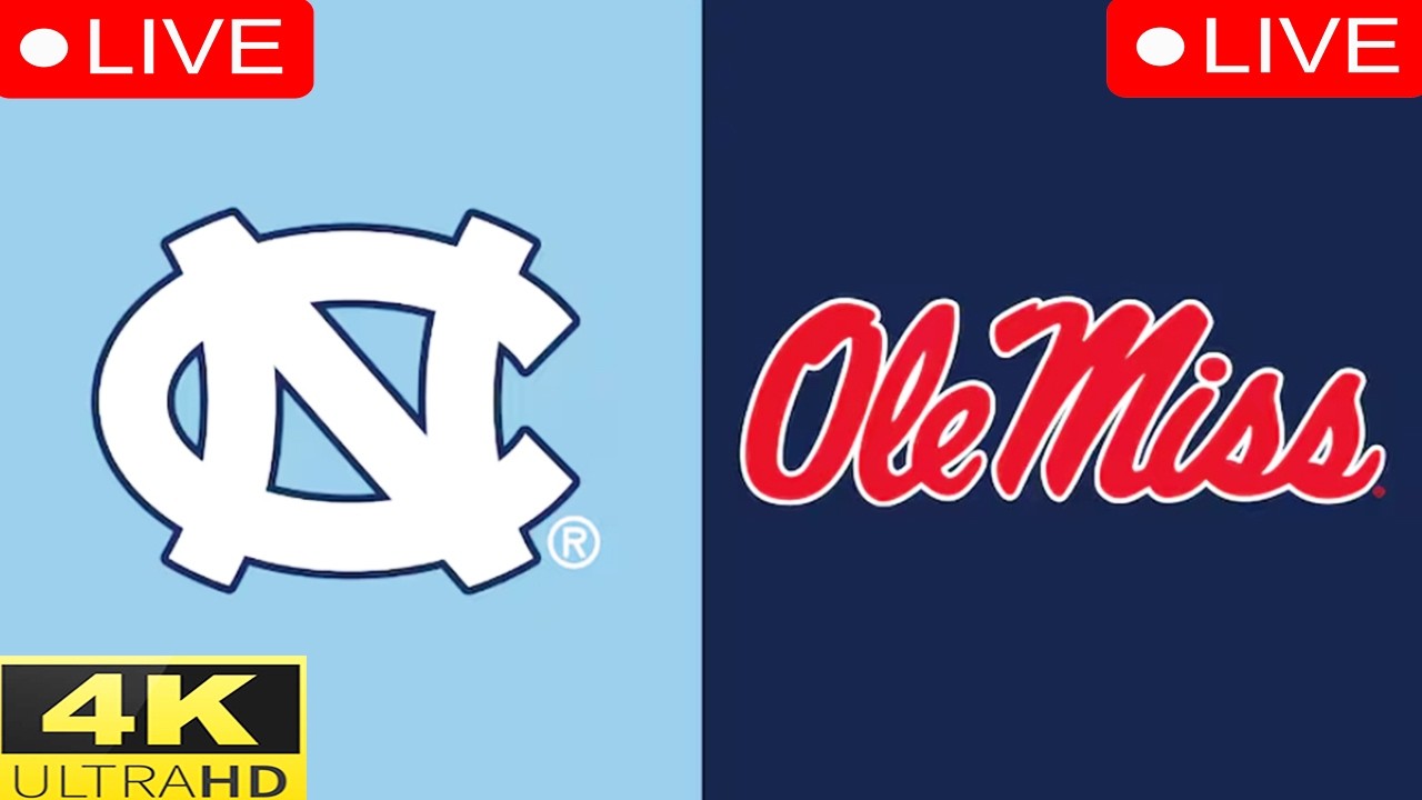 [LIVE] Ole Miss vs North Carolina | Men's College World Series 2026 | LIVE 4K NCAA Baseball