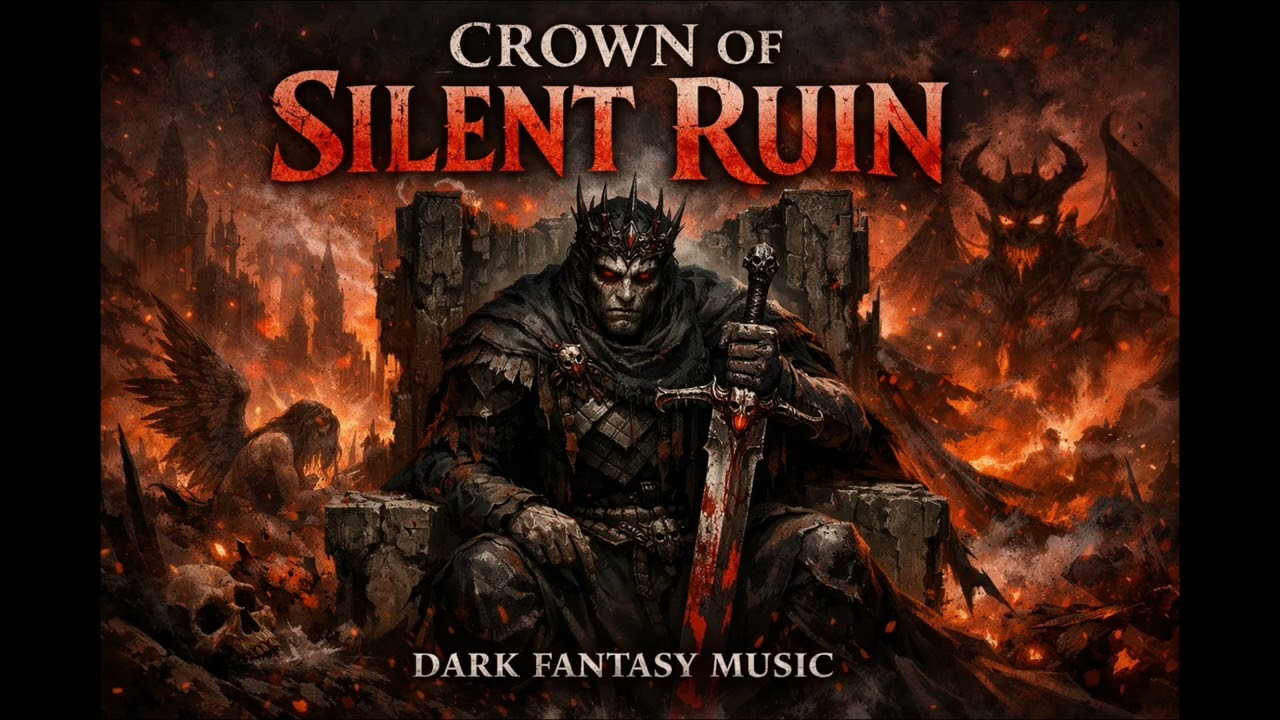 Crown of Silent Ruin | Dark Fantasy Music | Epic Villain Song | Cinematic Gothic Soundtrack