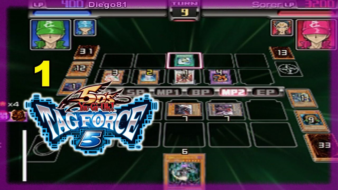 Yu-Gi-Oh! 5D's Tag Force 5 | PSP Multiplayer using Adhoc Party (2-3 players w/bot) #1