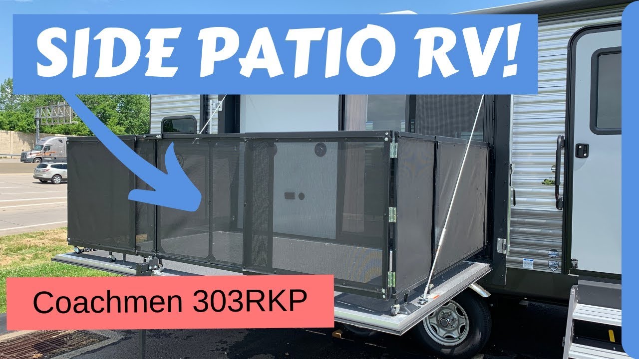 Side Patio RV! Check out the Coachmen Catalina 303RKP