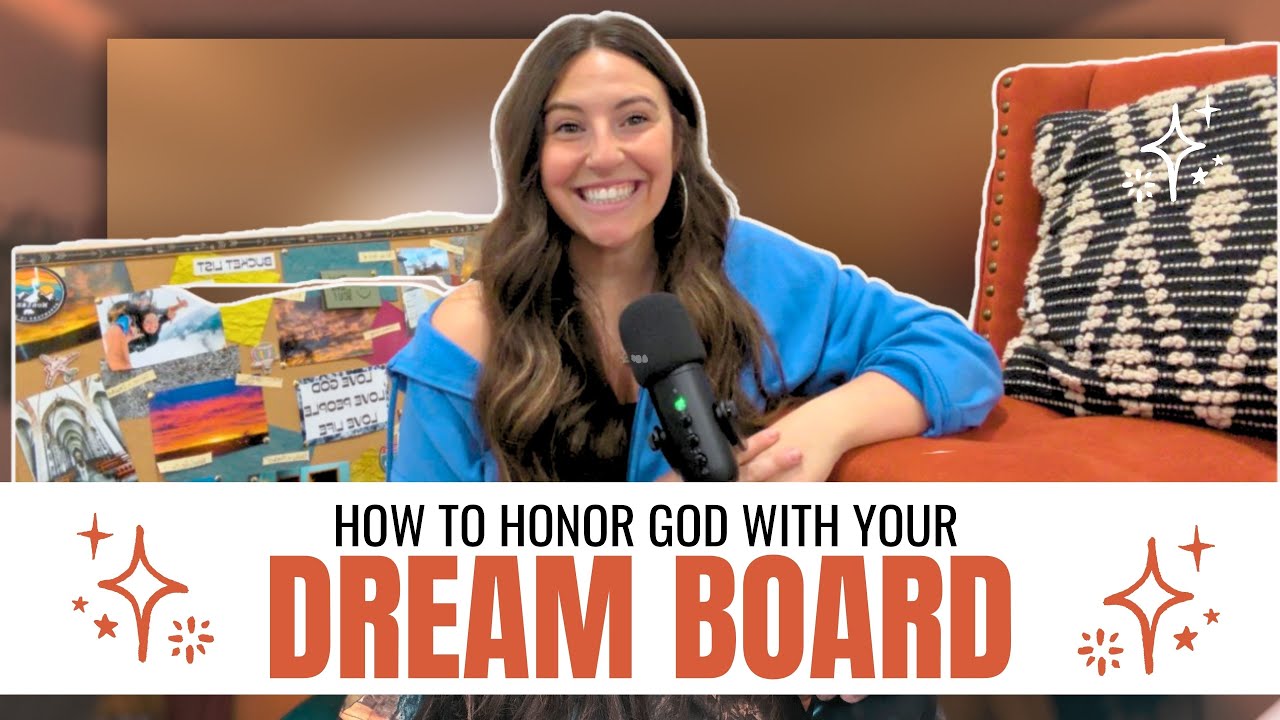 Trust God with your Dreams - Christian Dream Board #newyear #2026 #dreamboard  #visionandgoals
