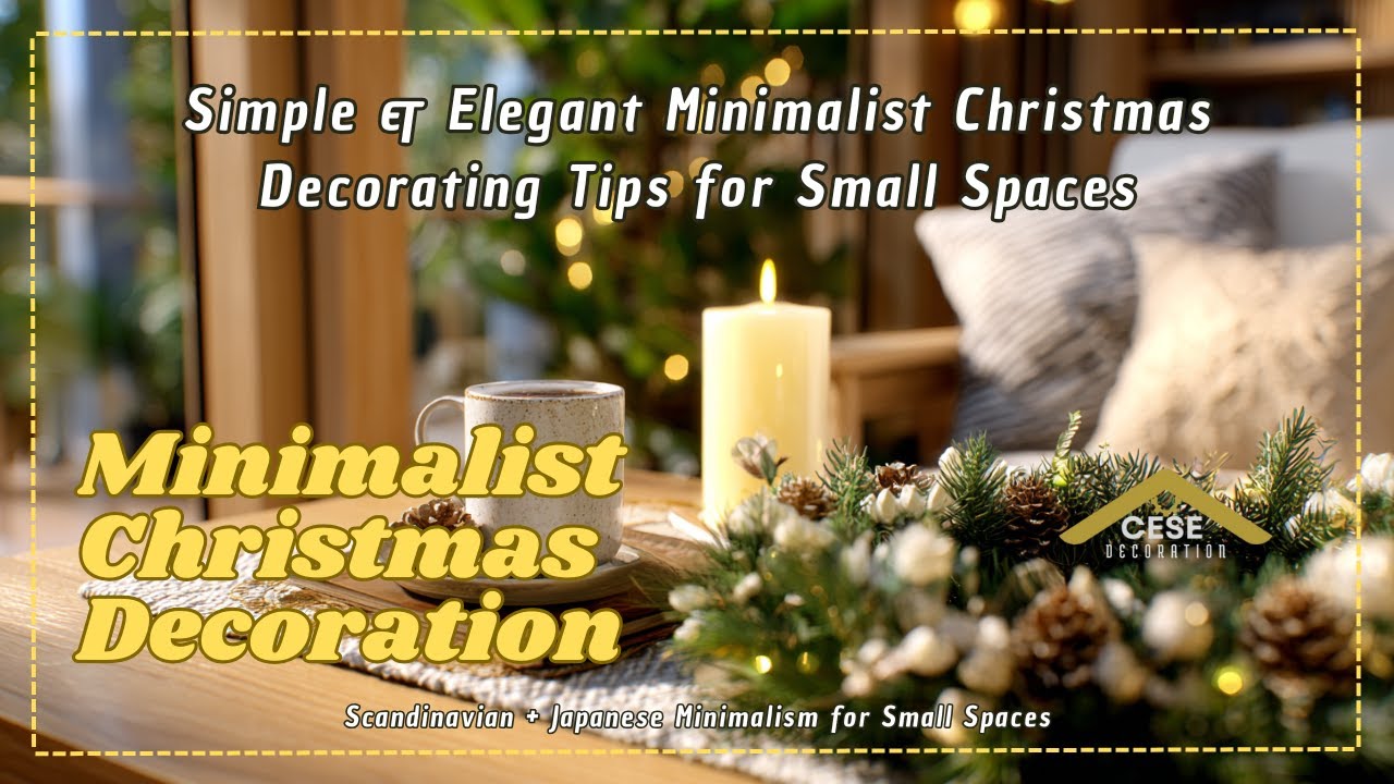 Minimalist Christmas Decor for Tiny Living Rooms: 21 Cozy, Space-Saving Ideas
