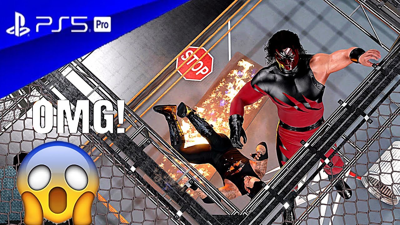 WWE 2K25- Undertaker vs kane - HELL IN A CELL MATCH - WWE 2K25 GAMEPLAY PS5 4K
