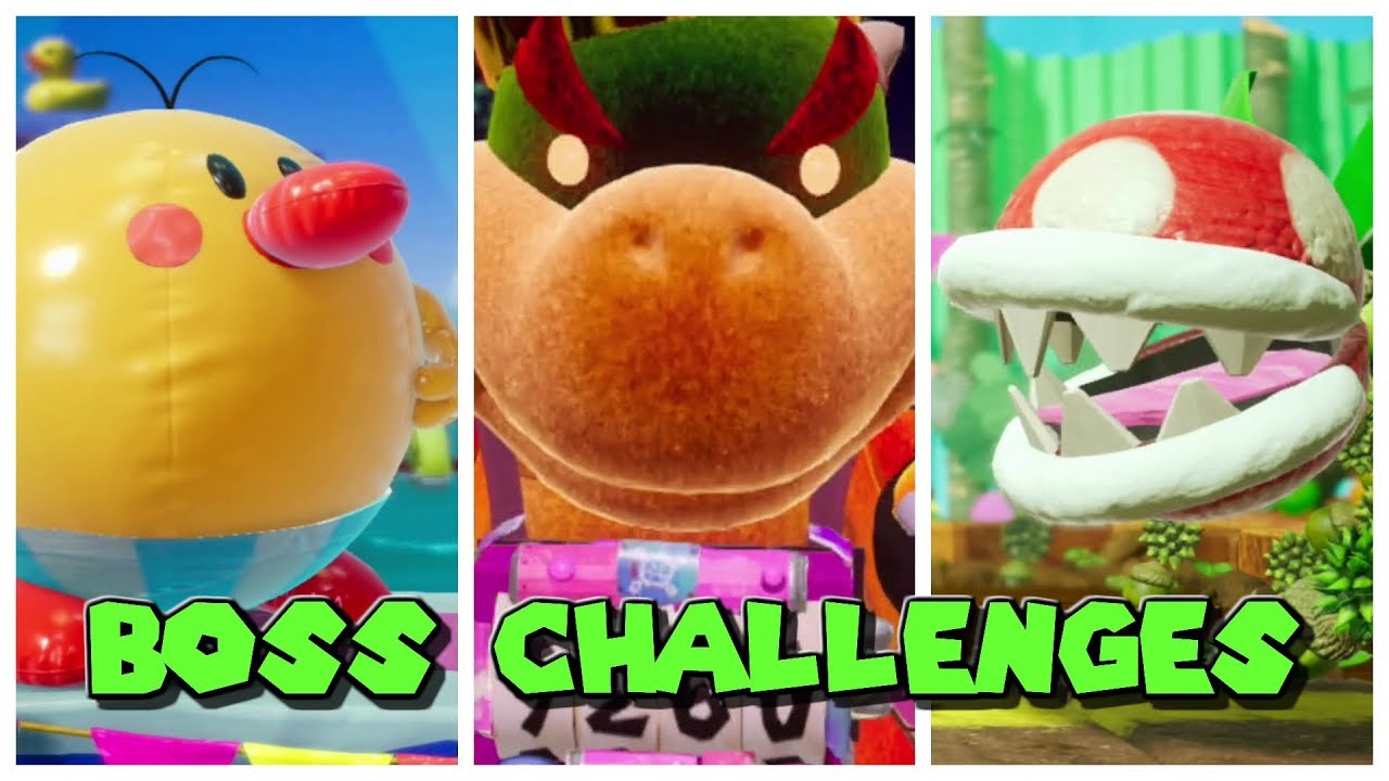 Boss Challenges - Yoshi's Crafted World