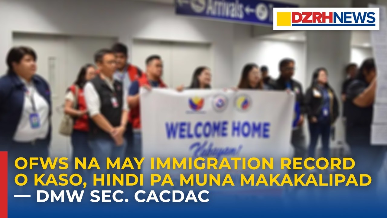 OFWs na may kaso sa immigration, hindi muna isasama sa repatriation — DMW