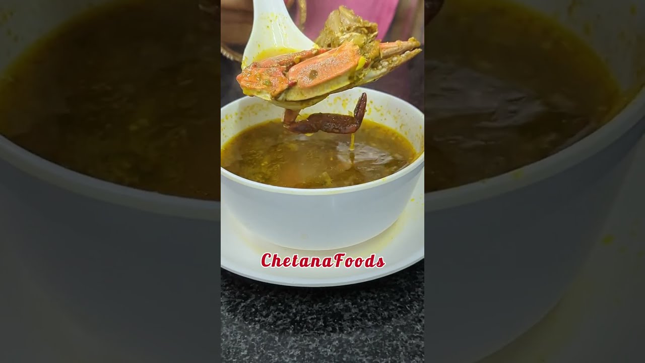 ₹60 Best Crab Soup🤤Seafood Heaven- நண்டு ரசம் | Nandu Rasam | Crab Rasam | Nandu Soup 