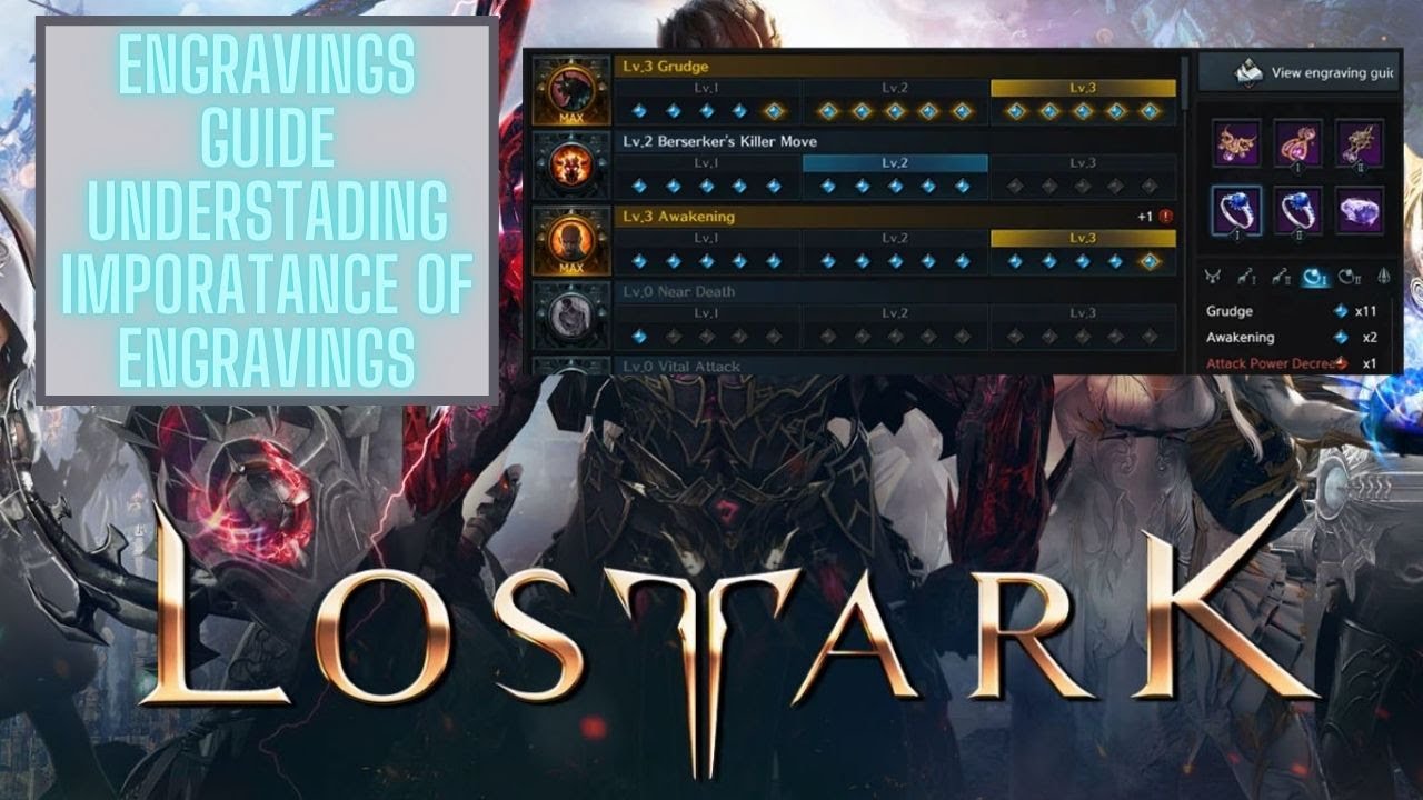 Lost Ark - Engravings Guide ~ Basics to Understanding Engravings ~