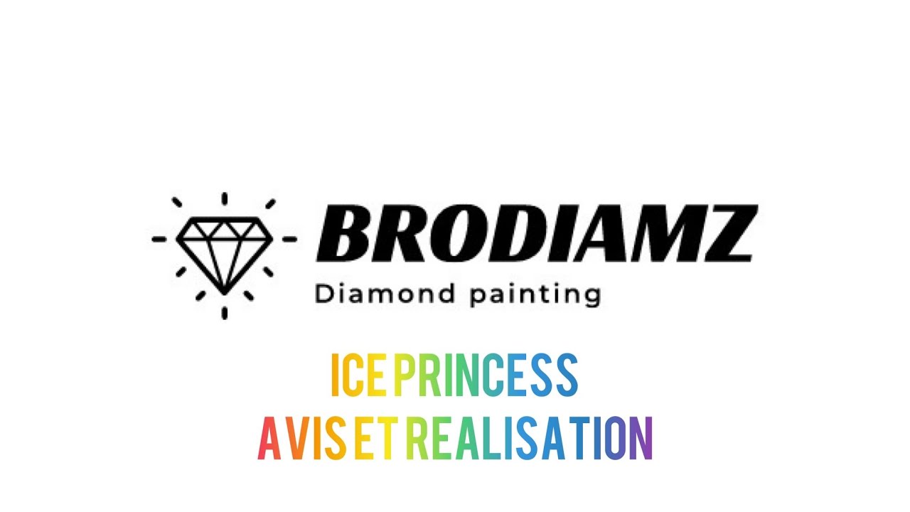 Avis et r&eacute;alisation - Ice Princess de Diamond Art Club