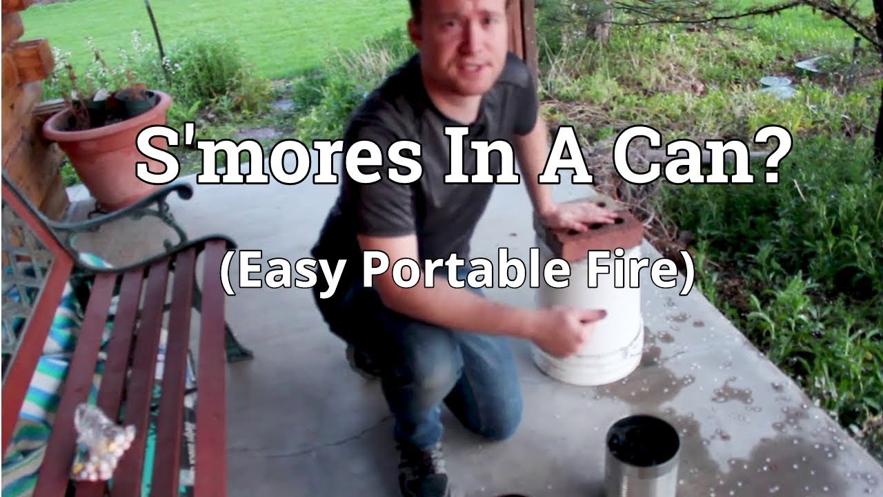 How To Make S'mores In A Can: Easy Summer Project
