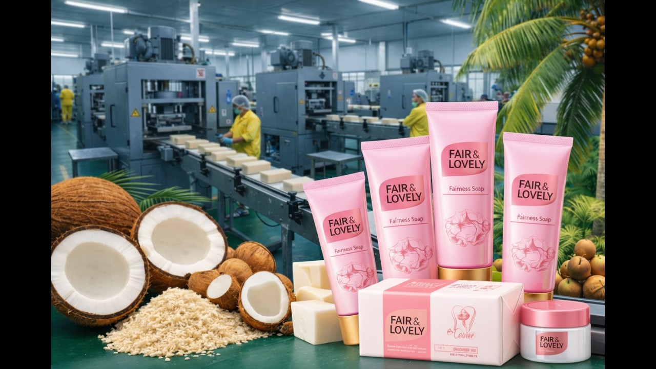 From Raw Materials to Premium Soap: Inside the Fair & Lovely Factory | Full Production Breakdown