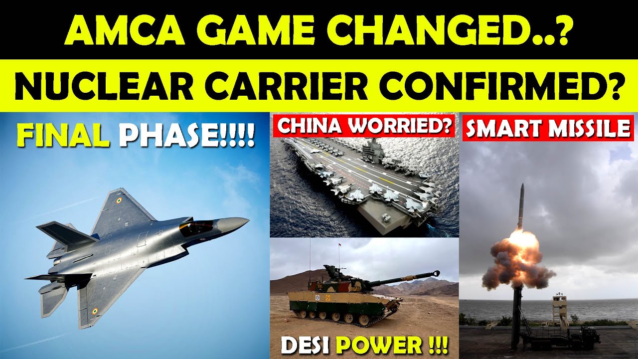 Indian Defence News:AMCA पर बड़ा खेल!,China Shocked! India का SMART Missile,Navy का 2047 Master Plan
