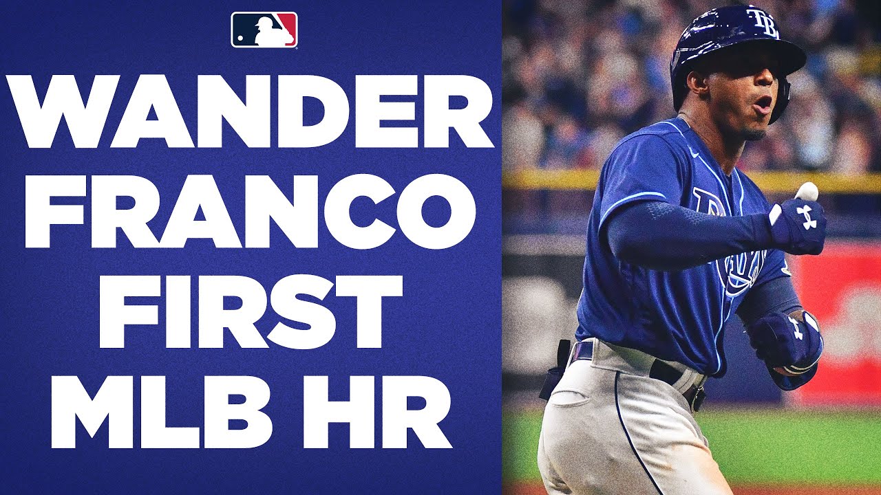 WANDER FRANCO HAS ARRIVED! GAME-TYING 3-RUN HOMER FOR FIRST MLB HIT!