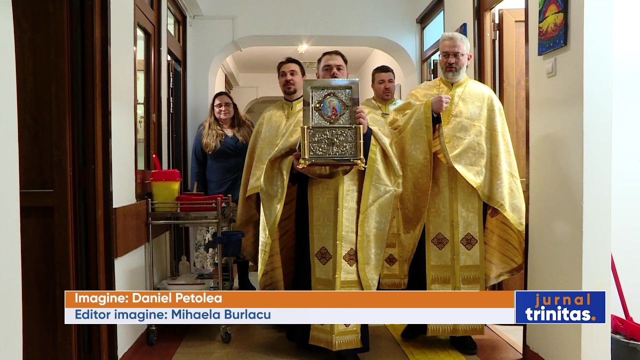 Moaștele Sfântului Mare Mucenic Gheorghe, la Centrul de îngrijiri paliative „Sfântul Nectarie”