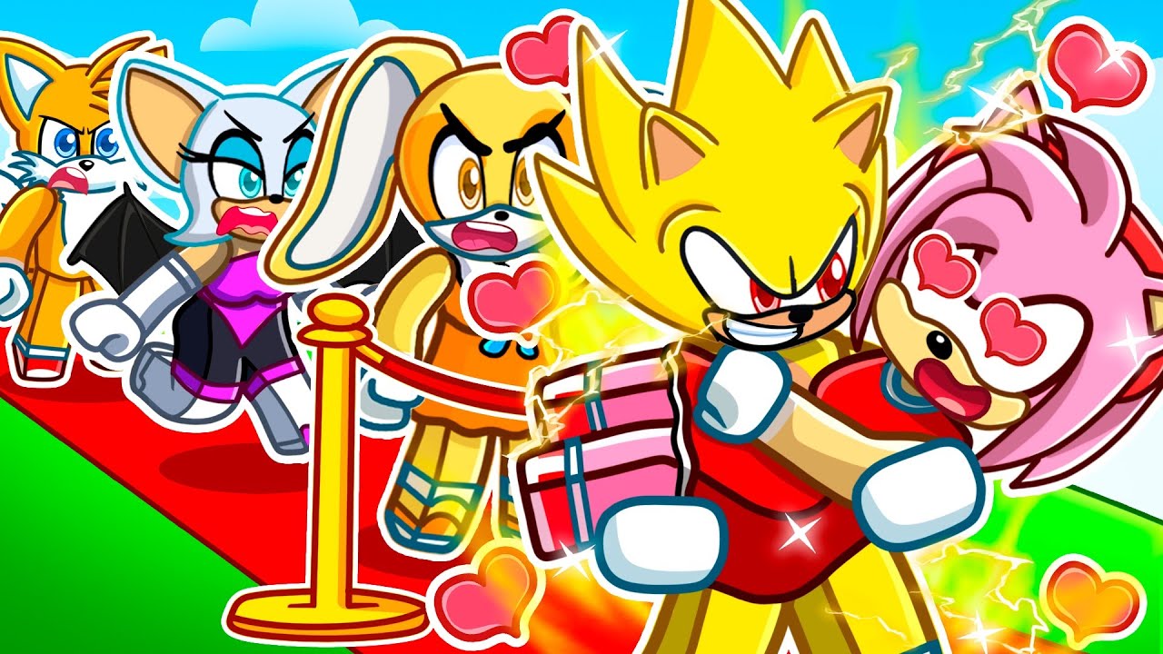 Me Convertí en SUPER SONIC en ABRAZA o RECHAZA con Mis Amigas en Roblox!