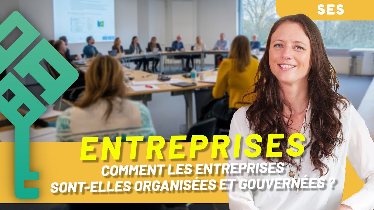 SES première | Comment les entreprises sont-elles organisées et gouvernées ? | La Boîte à Bac
