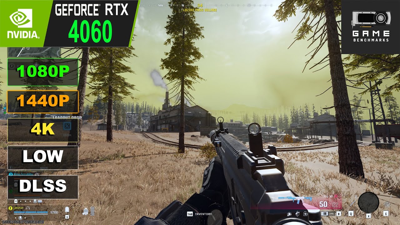 RTX 4060 | COD Warzone Season 4 Performance Review / Benchmark 1080P, 1440P, 4K