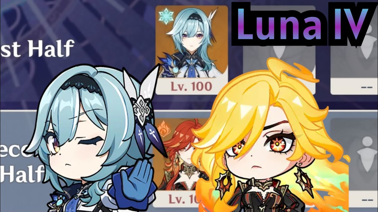 【原神】Ver.Luna IV エウルア＆マーヴィカの両単騎で螺旋12層 星9クリア/Ver.Luna IV Spiral Abyss Floor 12 Eula ＆ Mavuika ☆9 Stars