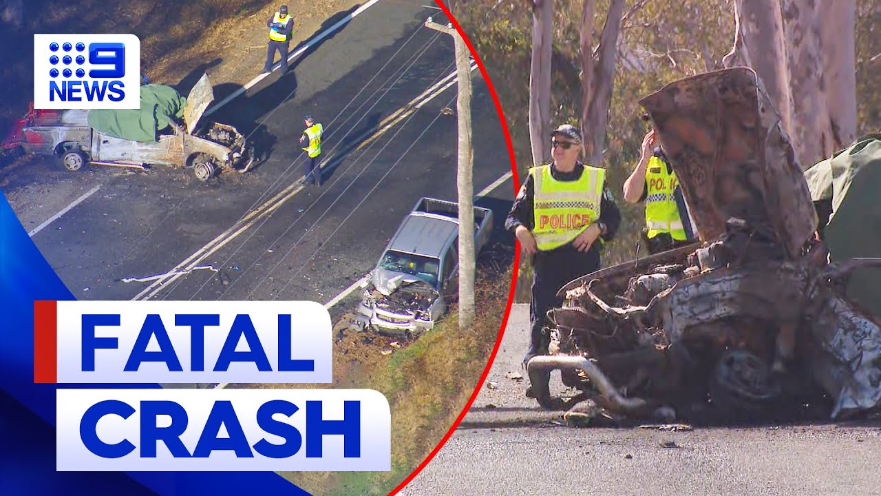Fatal two-vehicle collision in Sydney's south-west | 9 News Australia