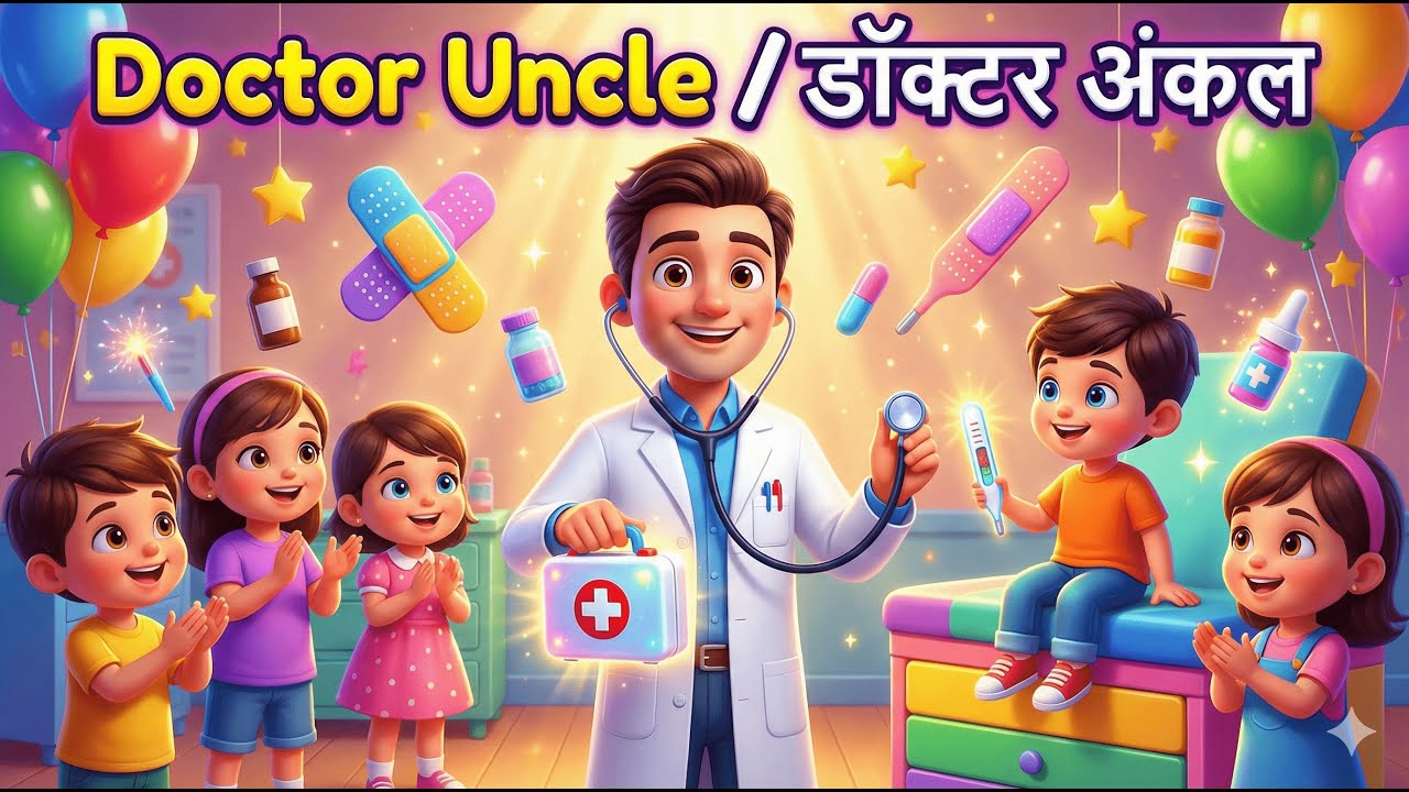 Doctor Uncle | डॉक्टर अंकल | Hindi Rhyme for Kids 2025