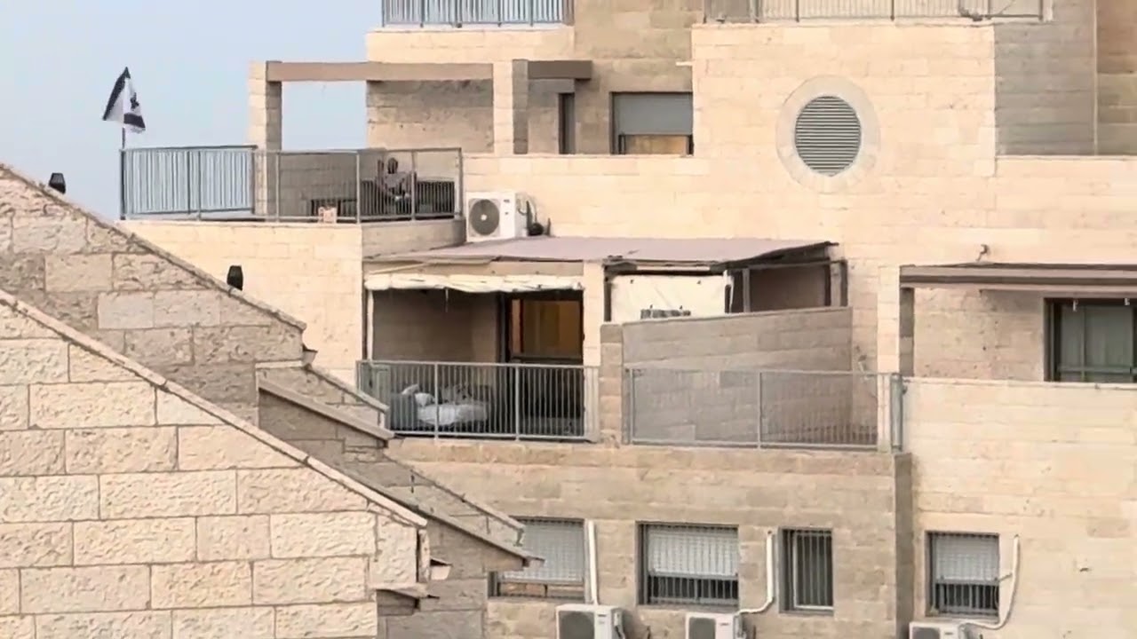 Air raid sirens sounded across Israel with interceptions right overhead