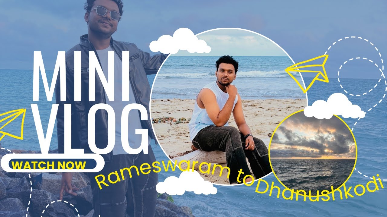 ഈ റൂട്ട് വേറെ ലെവൽ വൈബ് ആണ്🤩|Rameswaram to Dhanushkodi Travel vlog | Ampadi