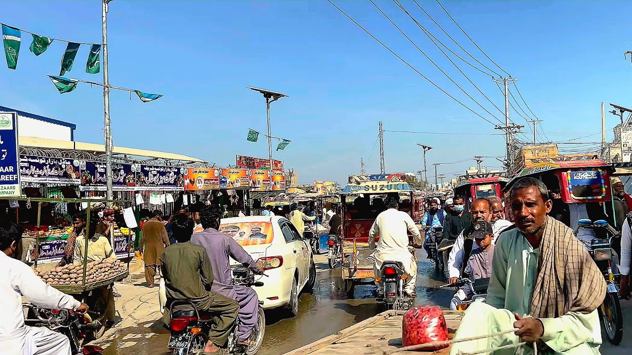 Taunsa  Sharif 🇵🇰  Pakistan  (Full HD)  City  Walking  Touring  in  Pakistan  Taunsa Citi
