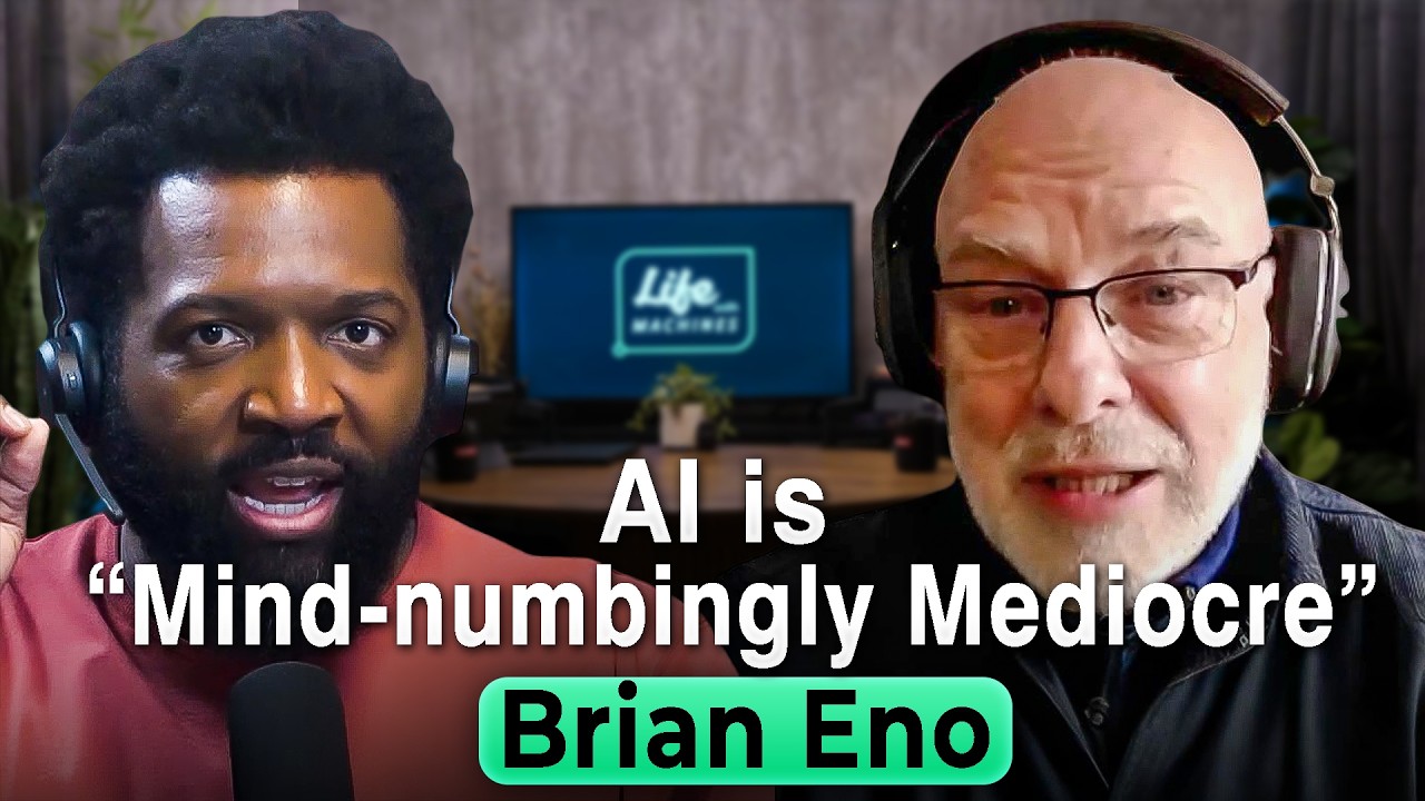 Brian Eno Talks AI Art, Oblique Strategies and Making Music | Full Episode