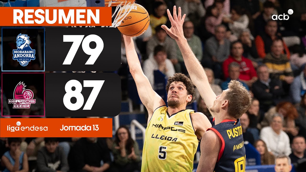 MoraBanc Andorra- Hiopos Lleida (79-87) RESUMEN | Liga Endesa 2025-26