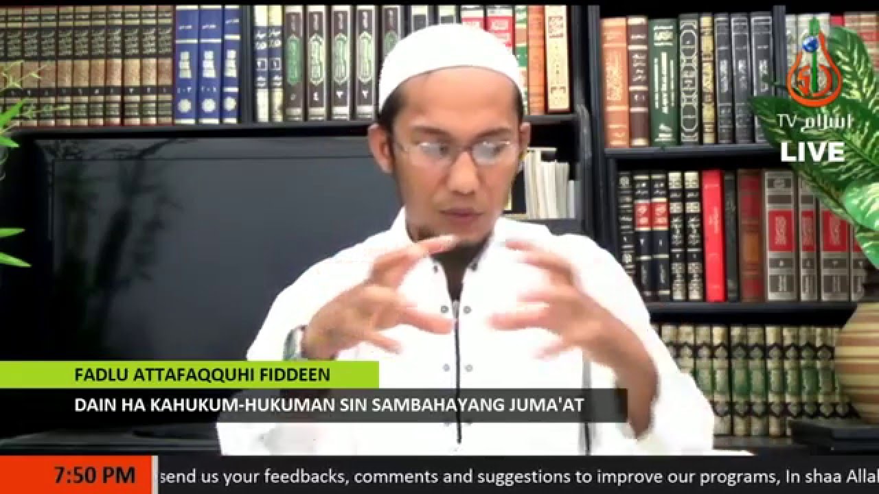 Dain ha Kahukum-hukuman sin Sambahayang Juma'a - Sheikh Bashier Sahidjuan (Tausug)