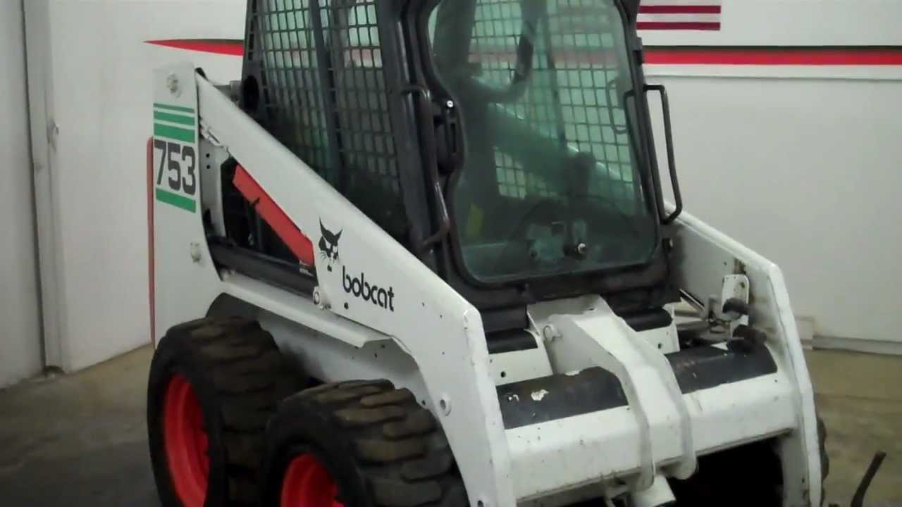 SOLD! Oh Canada.  Bobcat 753G w/ 1060 hrs! Cab HEAT! Call Jeff - Tri-State Bobcat 715-781-3940