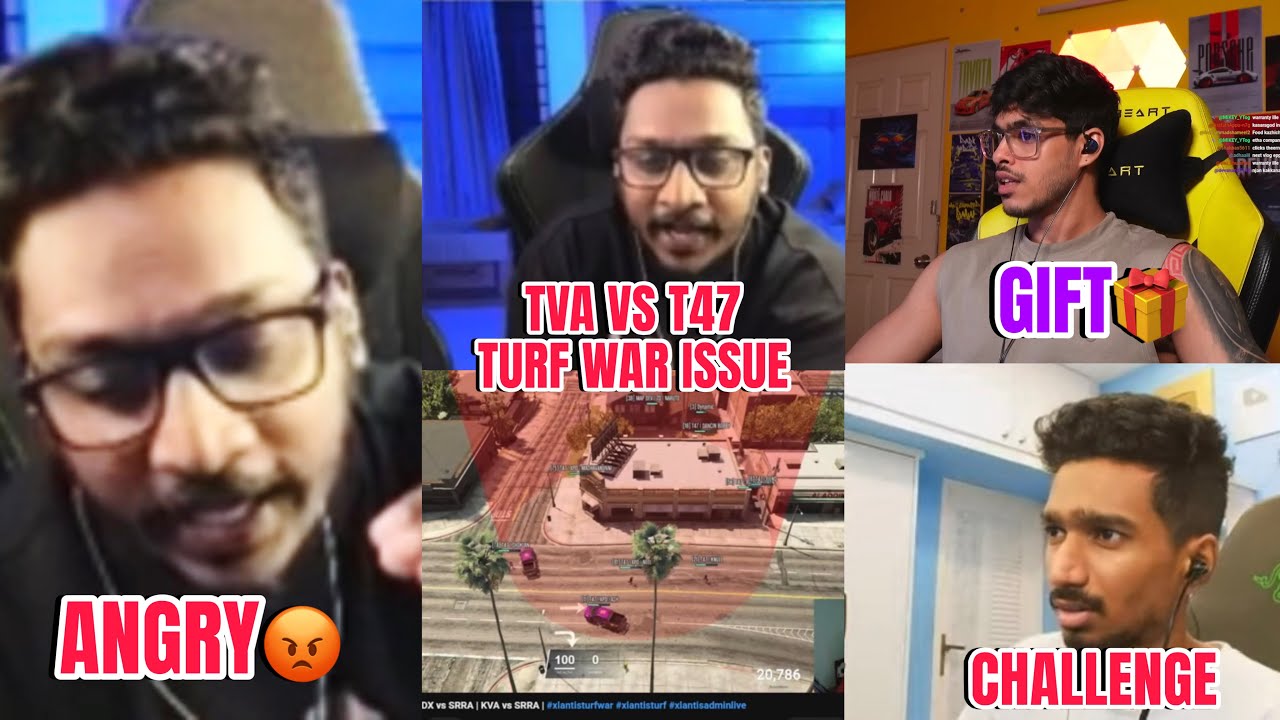 Eagle Angry😡 TVA vs T47 Turf War issue😱| Dreamer Gift🎁| Kaztro Challenge | Gamers Talks