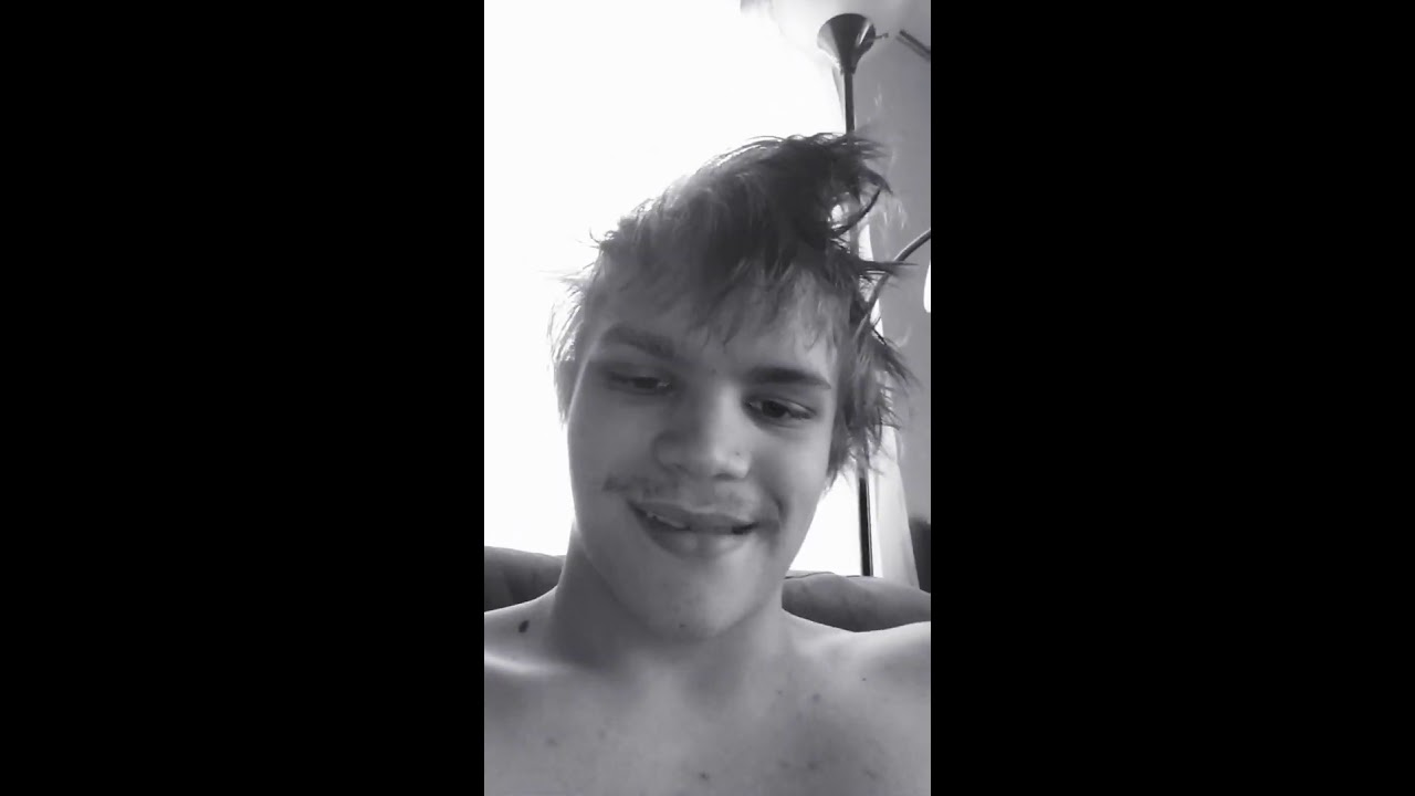 Hot 18 year old guy vapes