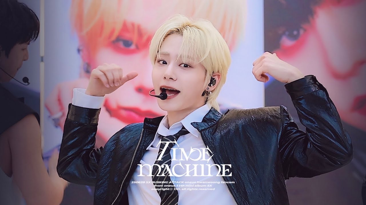 [4K] 250628 5X BUSKING ATTACK 'TIME MACHINE' 원어스 환웅 직캠 / ONEUS HWAN WOONG focus