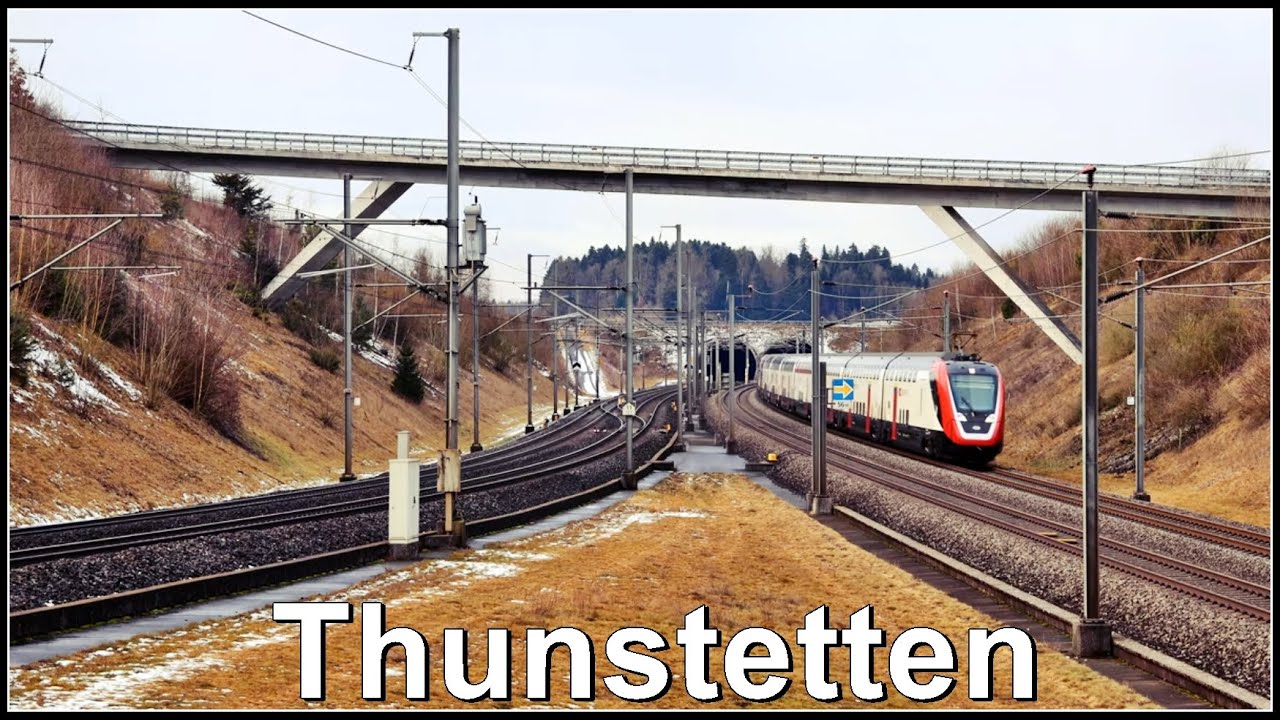 Wetterkapriolen an der NBS bei Thunstetten im Kanton Bern