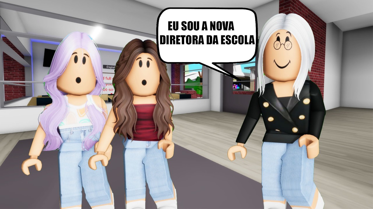 DESCOBRI QUE A MINHA VÓ É A DIRETORA DA ESCOLA!!😨- Roblox - Historinhas - Brookhaven RP🏡