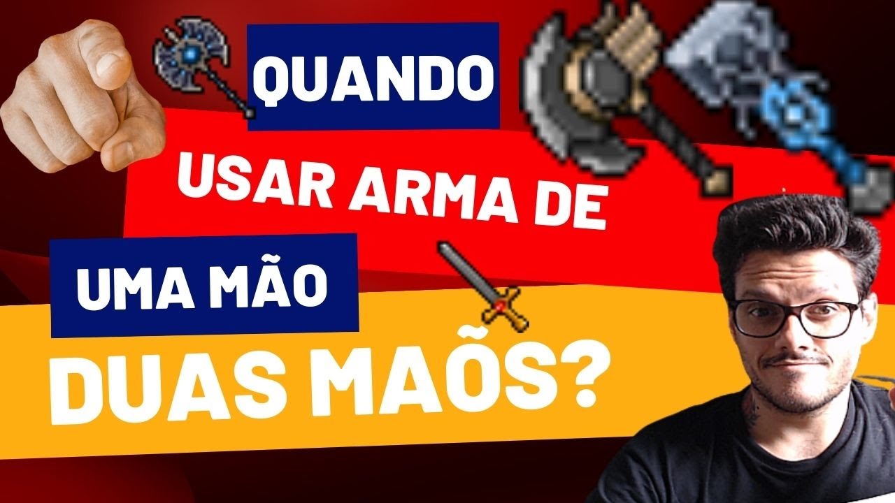 Quando usar ARMA DE UMA MÃO ou ARMA DE DUAS MÃOS? - Mp3player Tibia