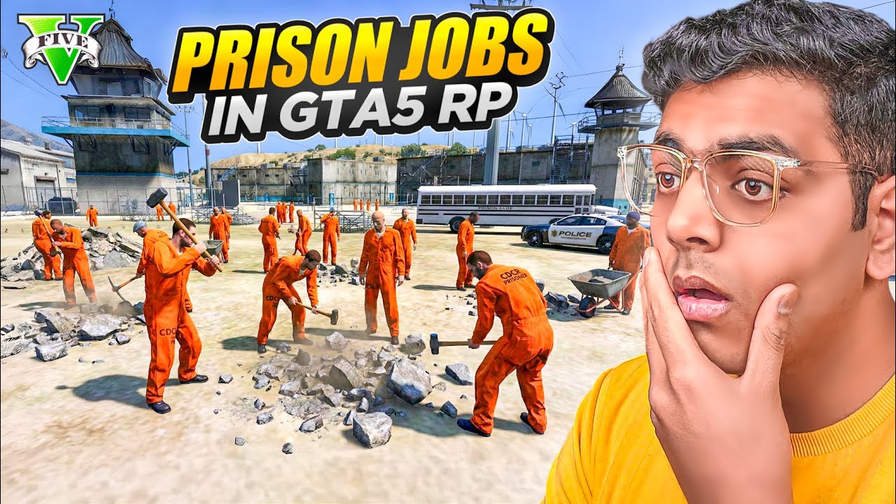 All New Prison Jobs You Can Do In GTA 5 Grand RP 🔥 | Which One Is The Best Prison Job?