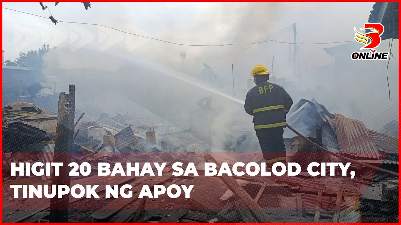 Higit 20 bahay sa Bacolod City, tinupok ng apoy