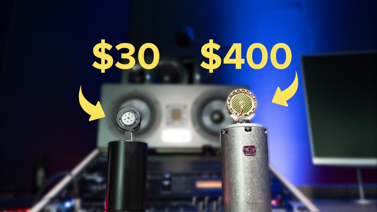 INSIDE A STUDIO MICROPHONE OF 30$ AND 400$ - Aston Spirit