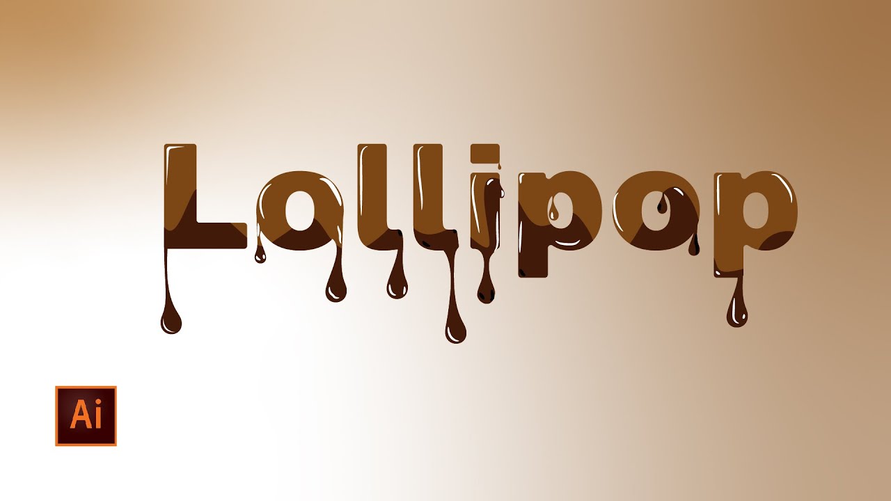 Melted Chocolate in Adobe Illustrator