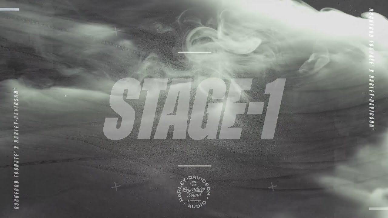 Stage 1 | Harley-Davidson Audio Powered by Rockford Fosgate