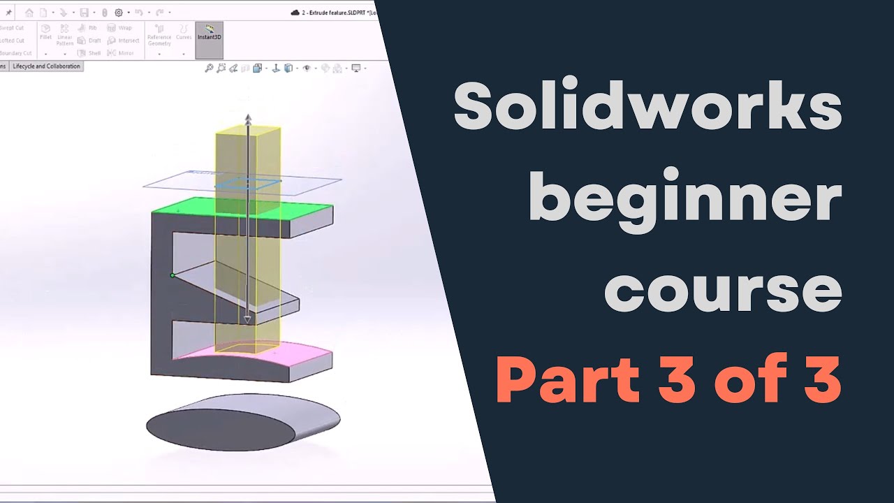 Complete Solidworks tutorial for beginners series - Part 3 of 3
