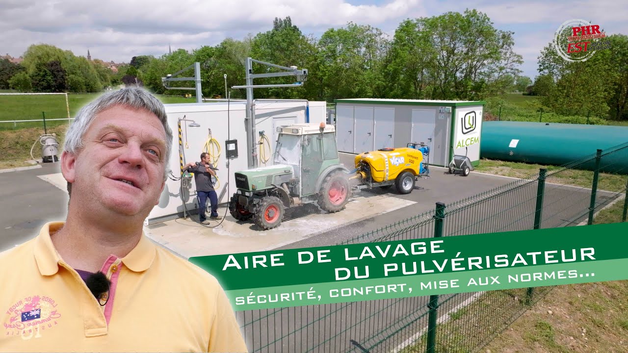 Aire de lavage : Remplir et nettoyer son pulvérisateur / Traiter ses effluents