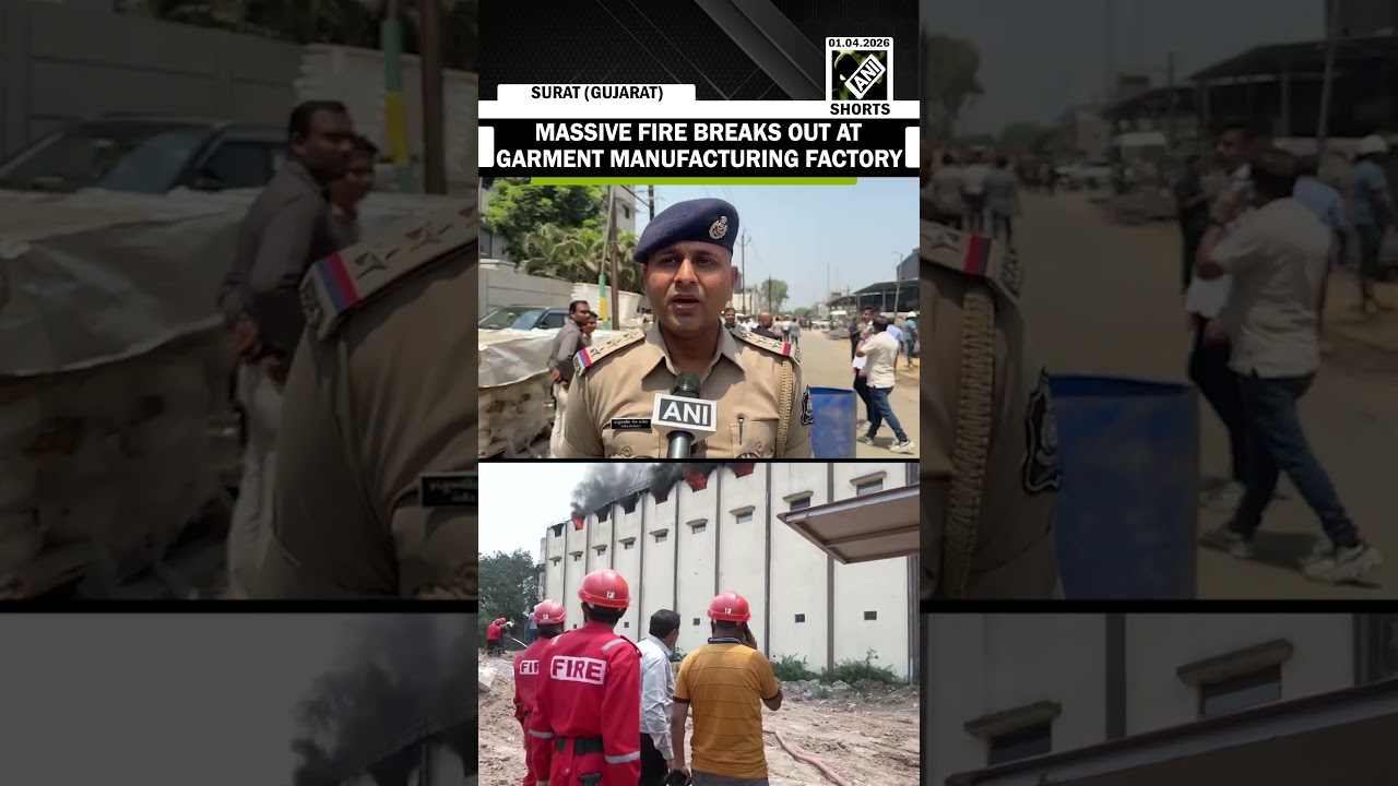 Gujarat: Massive fire breaks out at garment manufacturing factory in Surat, no casualty