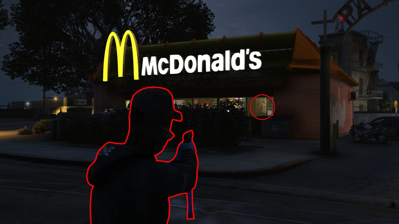 Utilizo Una Glock 22 Para Un Sicariato En El McDonald's