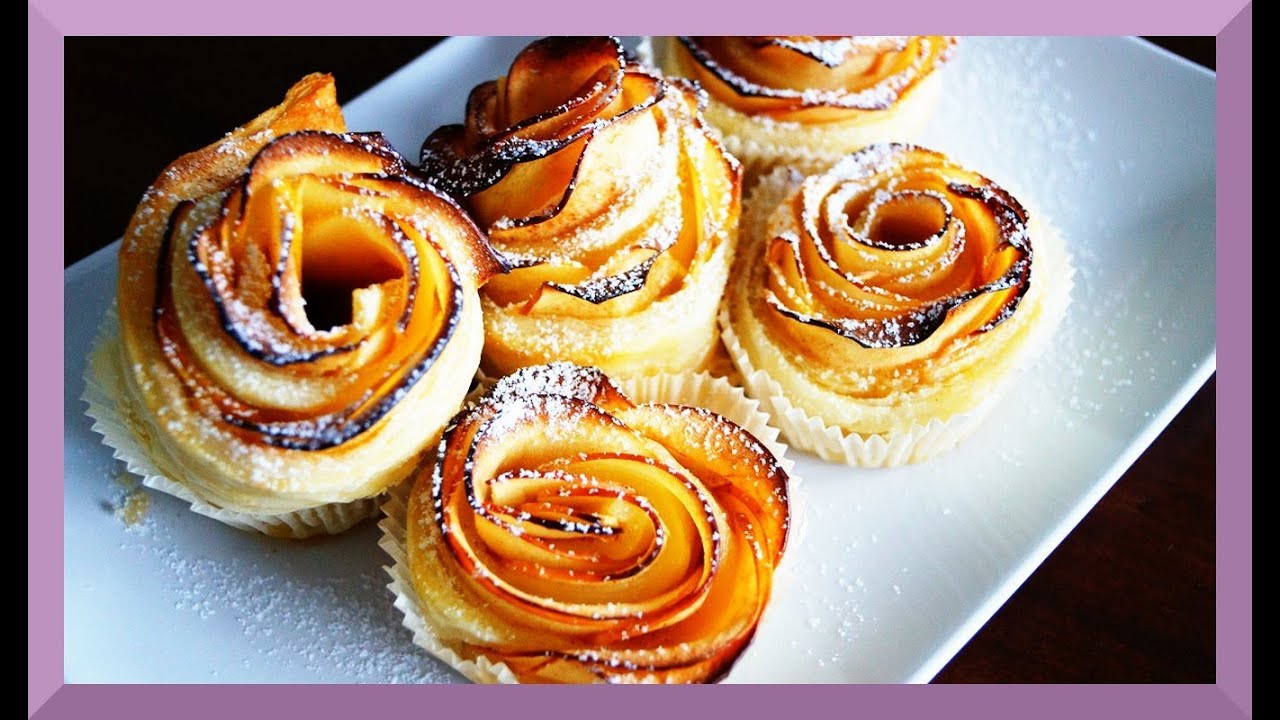 APFELROSEN BLÄTTERTEIG APFEL ROSEN REZEPT - KATISWELTTV - EINFACH